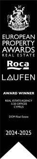 European Property Awards 2024-2025 — Real Estate Agency 5-20 Offices, Cyprus — DOM Real Estate
