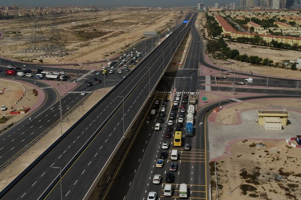 В Дубае завершили расширение развязки Al Yalayis и Emirates Road